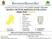 Detectan ligero aumento de contagios de Covid-19, pero seguirá QRoo en amarillo