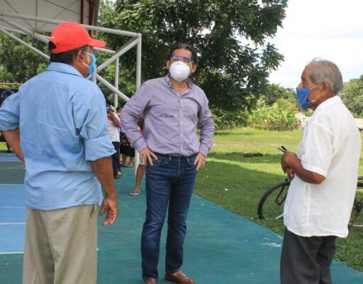 Bacalar | Alexander Zetina recorrió Margarita Maza de Juárez para mantener guardia en alto ante huracanes
