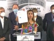 Responsabilizó senadora Marybel Villegas a Carlos Joaquín de los ataques mediáticos en su contra