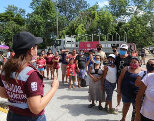 BJ | Brigadas #TodosPorCancún avanzan en rehabilitación de la ciudad