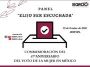 Invita Ieqroo al panel “Elijo ser Escuchada”
