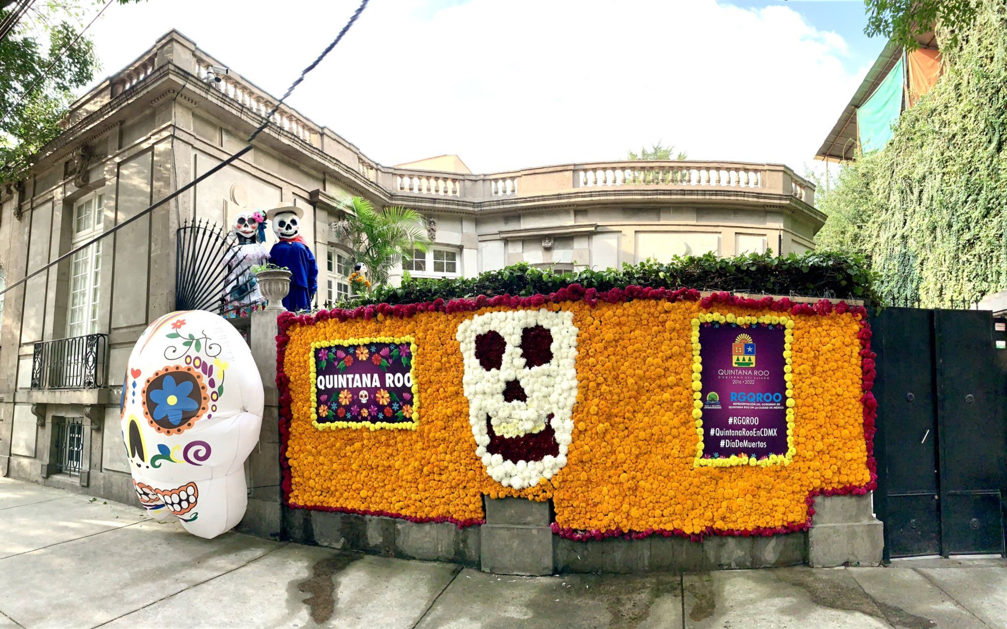 Representación Gobierno Quintana Roo CDMX Día de Muertos