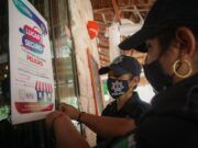 Solidaridad | Mujeres policías salen a las calles para reforzar campaña junto a iniciativa privada Solidaridad Mujeres policías