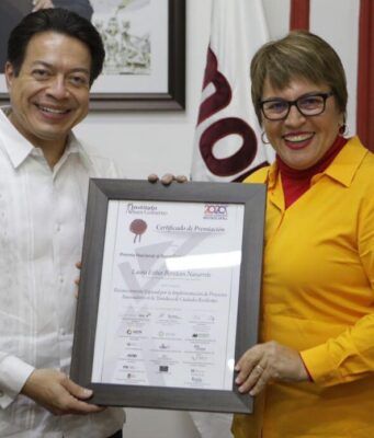 Jaguar Negro | Espaldarazo de Mario Delgado a Laura Beristain Laura Beristain con Mario Delgado