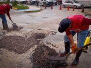 Solidaridad / Recupera gobierno de Laura imagen urbana con intenso trabajo de bacheo solidaridad bacheo