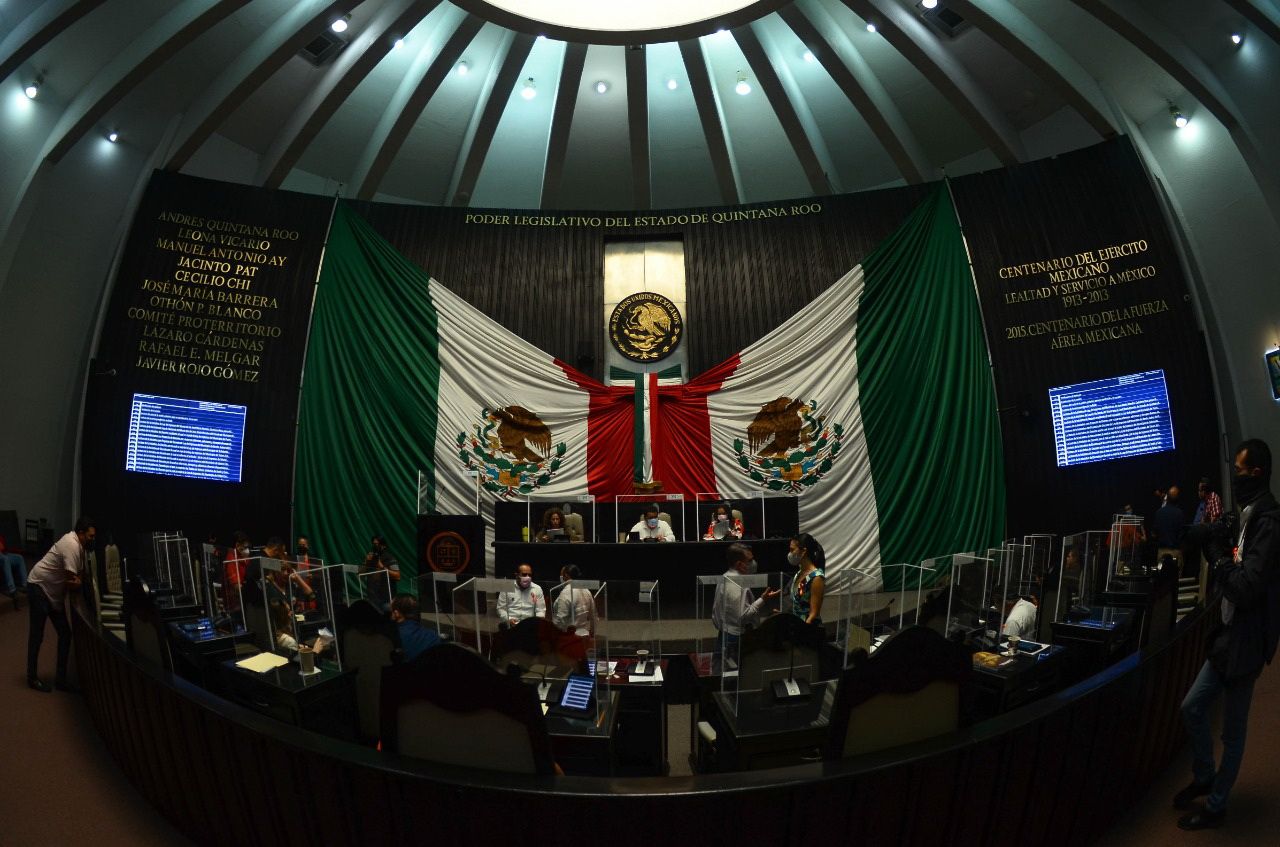Congreso del estado noviembre 2020 Diputados de Quintana Roo en sesión.