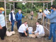 Bacalar | Coloca Alexander Zetina primera piedra de Centro de Desarrollo Comunitario de Río Verde Bacalar Río Verde