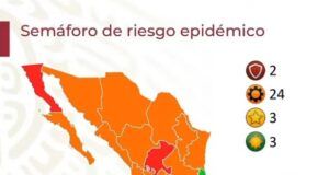 Sigue Quintana Roo en color naranja del semáforo federal Quintana Roo Semáforo federal