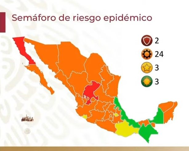 Quintana Roo Semáforo federal