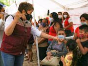 Solidaridad | Llevó Laura Beristain programa social a Villas del Sol Programa social Todos somos Solidaridad