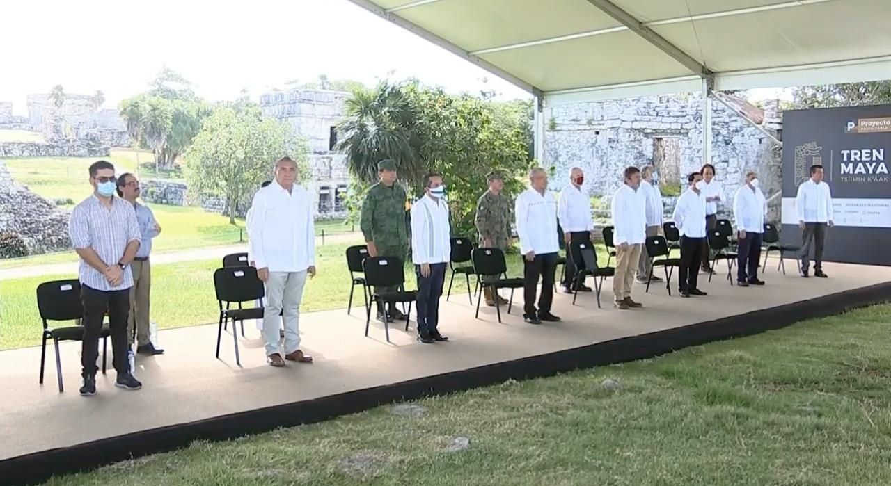 AMLO visita a Tulum1 Visita de AMLO a Tulum.
