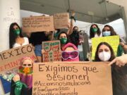 Exigen feministas en Cancún despenalizar el aborto Manifestación proaborto.