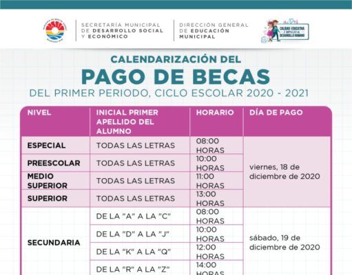 BJ I En breve, primer pago de becas “Calidad Educativa e Impulso al Desarrollo Humano”