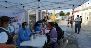 Buena respuesta en módulos de pruebas rápidas de Covid-19 de Cancún