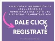 Sigue vigente la convocatoria para Consejeros y Vocales del Ieqroo