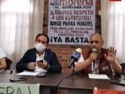 Toman sede de Morena, exigen la salida de Jorge Parra y Liliana Castro