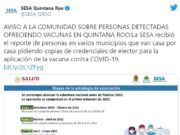 Alerta Sesa sobre falsa brigada de vacunación en la entidad