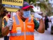 Tulum | Brigadas de concientización supervisan medidas sanitarias en la vía pública
