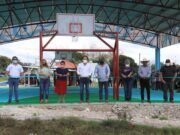 Inaugura Alexander Zetina, domo deportivo en Otilio Montaño