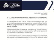 Activan protocolo en Universidad por presuntas violaciones y acoso