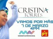 Descarta delegada de PT rompimiento de coalición para postular a Cristina Torres