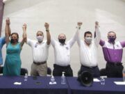 Presenta PES a sus candidatos a presidencias municipales y diputaciones federales en zona sur