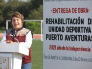 Solidaridad | «Habitantes de Puerto Aventuras estrenan pista de tartán y cancha de fútbol remodeladas»: Laura Beristain