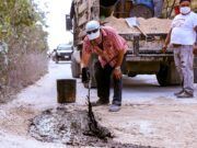 Tulum | Inicia bacheo en la avenida Kukulkán