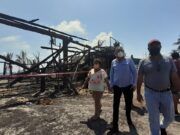 IM | Realizan recorrido de verificación de daños tras incendio en Isla Mujeres