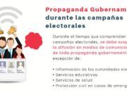 A partir del domingo queda suspendida la propaganda gubernamental