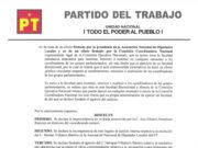 Gana Hernán Villatoro su permanencia en PT y queda como coordinador en el Congreso