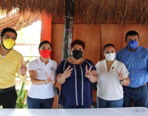 Dirigentes del PAN, PRI, PRD y CQR coordinan en JMM la estructura política