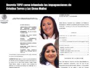 Nuevo revés a Cristina Torres y Luz Elena Muñoz carranza