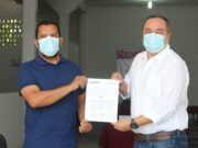 Recibe Jorge Rodríguez Méndez constancia que lo acredita como candidato del PRI a la presidencia municipal de Benito Juárez