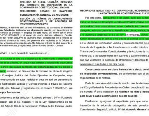Aclara Estado que sí fue atendido jurídicamente conflicto limítrofe