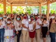Tulum | «Mi gobierno tendrá como base el tejido familiar», Marciano Dzul en firma compromiso ante mujeres