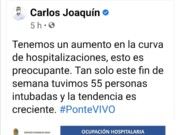 Se disparan hospitalizaciones en QRoo; llama Sesa urgentemente respetar medidas anticovid