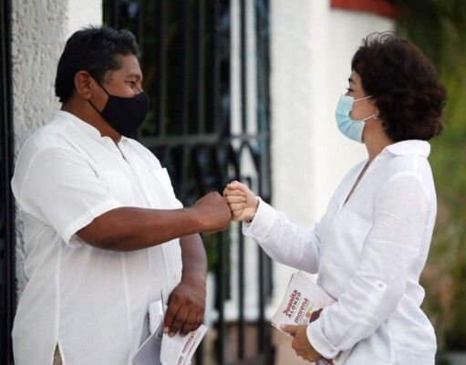 Cozumel | Invita Juanita Alonso a los vecinos de Flamingos a ser parte del cambio