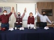 Solidaridad | Sumó Laura Beristain a Luis Roldán y Rubén Darío Rodríguez a su campaña