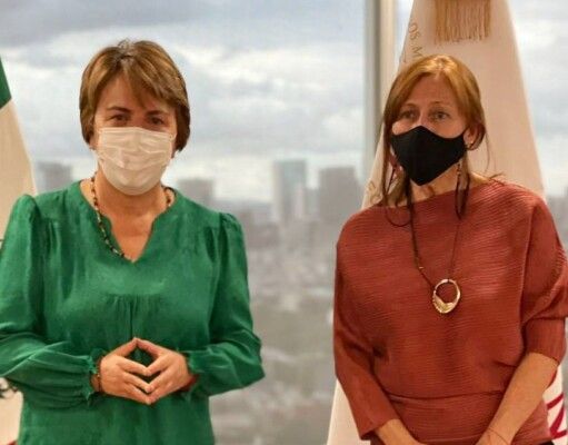 Se reúne Laura Beristain con Tatiana Clouthier, secretaria de Economía