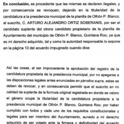 OPB | Suplente impugna candidatura de Yensunni Martínez