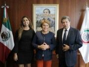 Laura Beristain encuentra apoyo con el senador Monreal