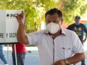 Tulum | Acude Marciano Dzul a emitir su voto