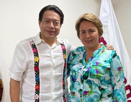 Se suma Mario Delgado a cruzada de Laura Beristain