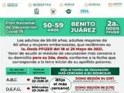 El próximo martes será la jornada de vacunación de segunda dosis Pfizer