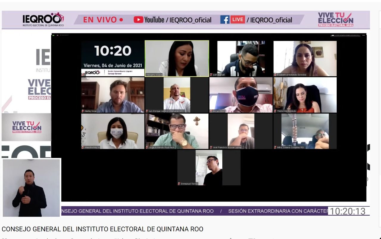votación