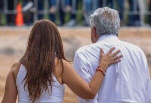 Mara Lezama y AMLO