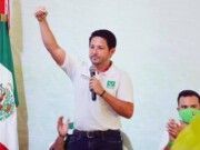 Abandonan amigos de Gustavo Miranda oficinas del Congreso