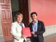 Sostiene Laura Beristain reunión con vocero presidencial, Jesús Ramírez Cuevas