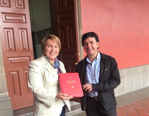 Sostiene Laura Beristain reunión con vocero presidencial, Jesús Ramírez Cuevas